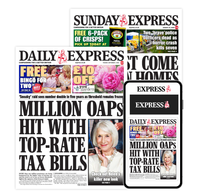 Daily Express, Sunday Express plus FREE digital edition